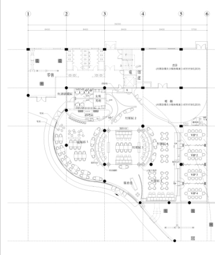 [無錫]現(xiàn)代風(fēng)格西餐廳空間設(shè)計施工圖(含效果圖)