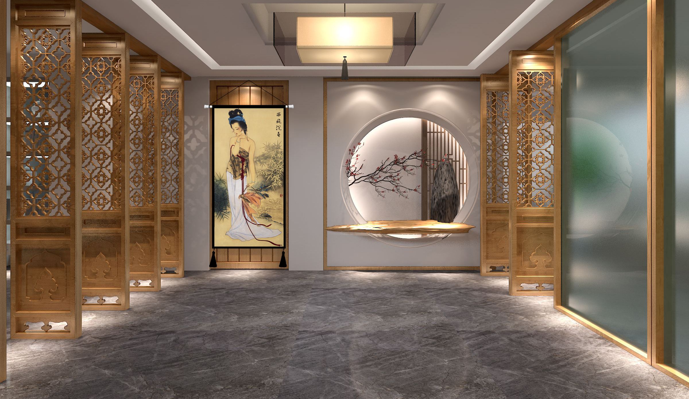 工藝品店的裝修_花店裝修效果圖工業(yè)風_工裝設(shè)計裝修