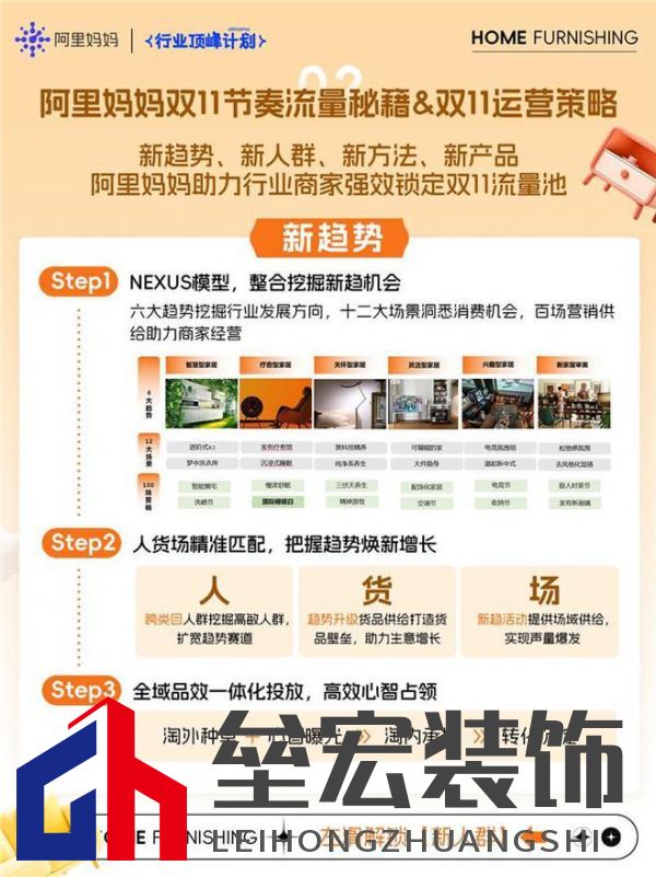煥新!家裝家居行業(yè)雙11經(jīng)營藍(lán)寶書最新爆發(fā)攻略!